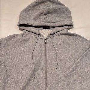 COPY - brandy melville grey zip up